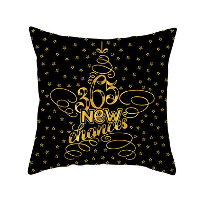 

Merry Christmas Happy New Year Pillowcase Decoration Pillow Cover for Home Decoration Cushion Xmas Gift 4545cm