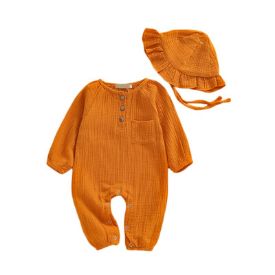 

2Pcs Baby Clothes Set Winter Baby Girl Clothes Outfits Newborn Girls Set RomperHat Toddler Girl Outfits