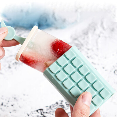 

Toponeto 4pcs Hot Selling Beautiful plastic Ice Cream Mold With Lid Popsicle Mold