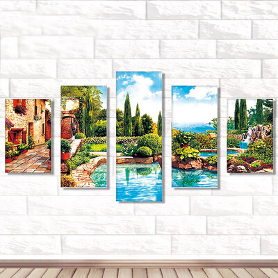 

Toponeto Full Drill DIY 5D Diamond Painting Embroidery Cross Crafts Stitch Kit Home Decor