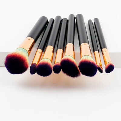 

8 Pcs Makeup Brush Set High Quality Soft Taklon Hair Professional Makeup Artist Brush Tool Kit