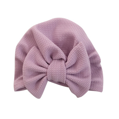 

Baby Boy Girl Big Bow Headwrap Baby Headband Cute Newborn Toddler Bowknot Cotton Beanie Hat Cap