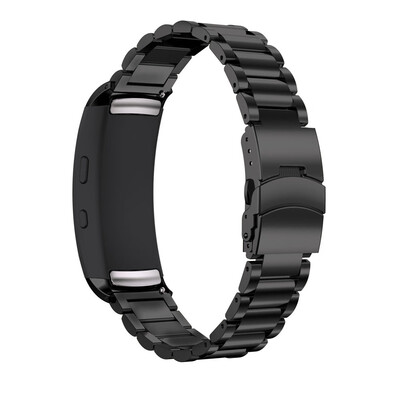 

〖Follure〗Stainless Steel Watch Band Accessory Band Bracelet For Samsung Gear Fit2 Pro BK