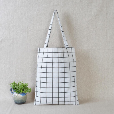 

Fashion Cotton Linen Tote Handbag Canvas Purse Shoulder Bag