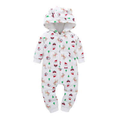 

winter Baby Girl Boy clothes infants romper pajamas fleece baby jumpsuit hooded baby fox clothing toddler boys warm clothes