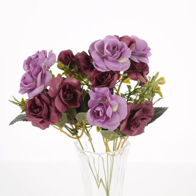 

1Pcs Artificial Flower Autumn Five Fork Austen Rose Home Decoration Accessories Multi Color Simulation Flower Wedding Decoration