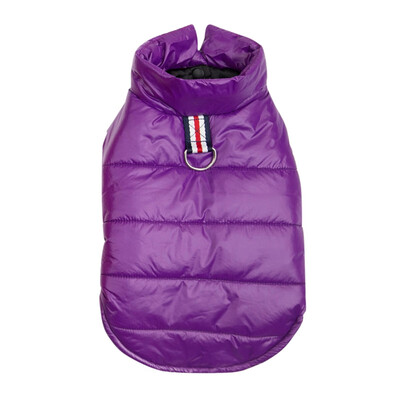 

Pet Solid Coat Small And Medium Dogs Thickening Clothes Costume For Autumn Winter Pet Puppy Warm Overalls Jacket For Dogs