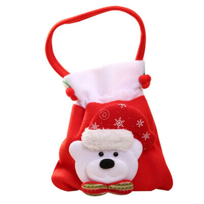 

Christmas Gift Bags Candy Sweet Treat Bags Portable Christmas Handbag for Party Home Decoration