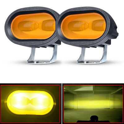 

2pcs Car Forklifts 20W LED Work Light Yellow Spot Driving Fog Lamp Offroad Truck
