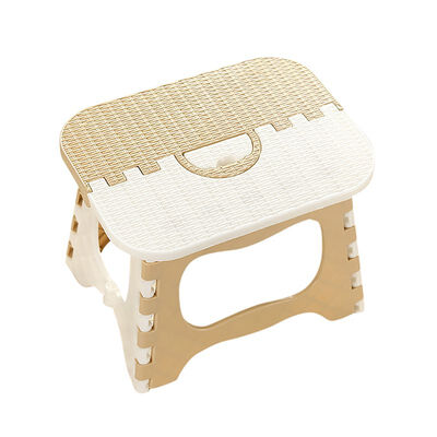 

Portable Plastic Folding Stool Multi Purpose Foldable Travel Train Outdoor Sturdy Foot Stool Home Kitchen Bathroom Supplies