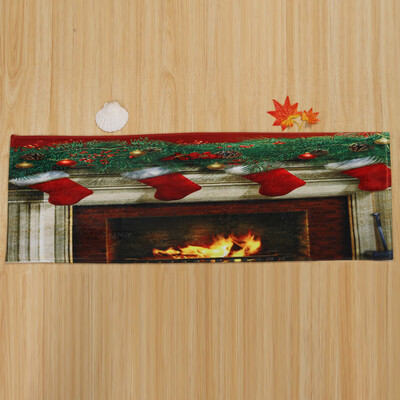 

Tailored Merry Christmas Welcome Doormats Indoor Home Carpets Decor 60x180CM