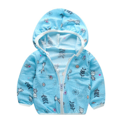 

Livs girl Autumn Kids Outerwear 1Y-7Y Girl Boy Coats Floral Print Casual Hoodie Zipper Sweatshirt Kids Outfits Tops 8 Colors