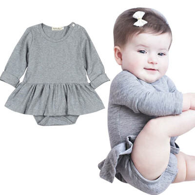 

Newborn Clothes Infant Princess One-Pieces Baby Girls Long-sleeved Bodysuits Skirt Jumpsuit Outfits