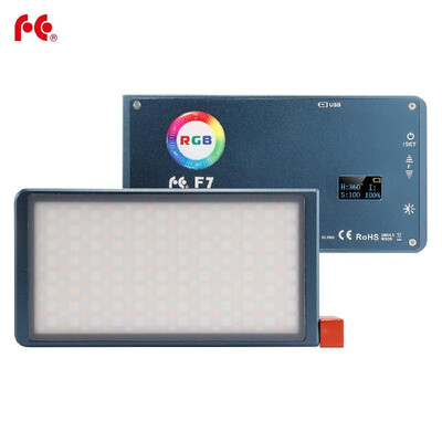 

FalconEyes F7 LED Camera Light RGB Full Color Video Lamp Pocket Size Multiple Effects Professional Photography Accessories