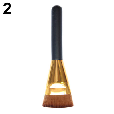 

Flat Synthetic Fiber Contour Foundation Blush Face Blend Cosmetic Makeup Brush