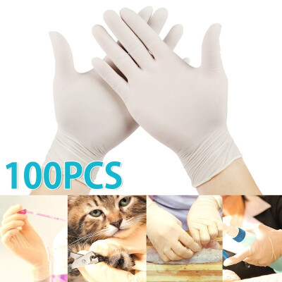 

100PCS -XL Safety Disposable Latex Protective Gloves Universal Cleaning Work Finger Gloves