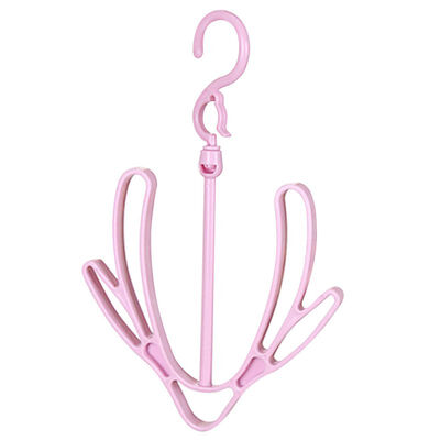 

Double Hooks Plastic Shoes Drying Rack Shoes Hanging Storage Shelf Drying Rack Shoe Rack Stand Hanger Organizer Solid Pink blue