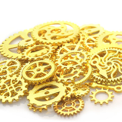

Alloy Clock Watch Gear Wheel DIY Ornament Accessories Mechanical Gear Wheel Charms Jewelry Arts Parts for Crafting