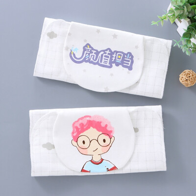 

Babyu2018s Towel Cartoon Pattern Back Pad Towel Absorbent Towels Baby Sweat Towel Gauze For Baby Boy Girl