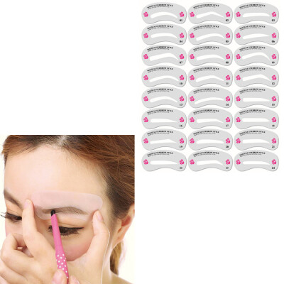 

Gobestart Eyebrow Shaping Stencils Grooming Kit Makeup Shaper Set Template Tool