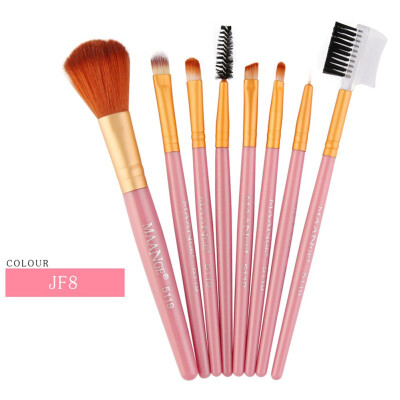 

8Pcsset Makeup Brushes Tools Kit Power Foundation Blush Eye Shadow Blending Fan Cosmetic Beauty Make Up Brush Maquiagem MKXJ