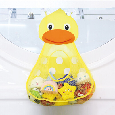 

Gobestart Baby Bathtub Toy Mesh Duck Storage Bag Organizer Holder Bathroom Organiser