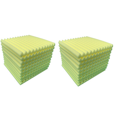

〖Follure〗20Pcs Acoustic Foam Panel Sound Stop Absorption Sponge Studio KTV Soundproof