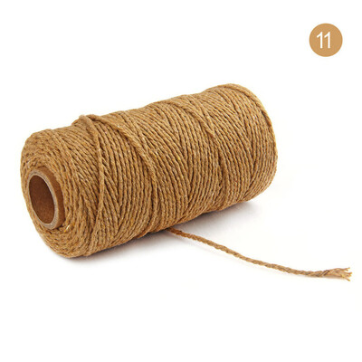 

Gobestart 100m Long100Yard Pure Cotton Twisted Cord Rope Crafts Macrame Artisan String