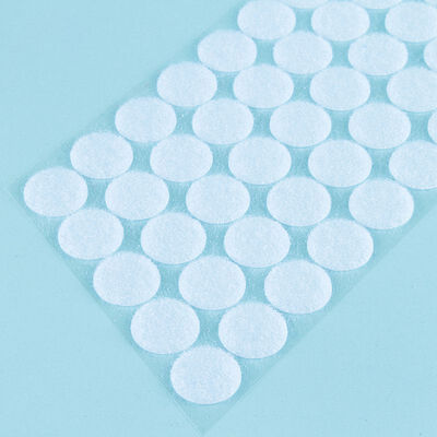 

Self Adhesive Dots Strong Adhesive 500pcs Diameter Sticky Back Coins Nylon Coins Hook Magic Sticker Disc White Black Round