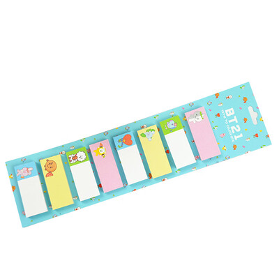 

BTS Sticky Notes Kpop Bangtan Boys Jungkook Jimin V Suga Jin J-Hope Rap Monster Self-Sticking Handy Memo Slips