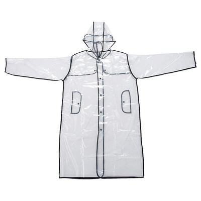 

Gobestart Fashion Women Transparent EVA Raincoat Outdoor Travel Camping Waterproof Cover