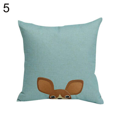 

Tropical Leaf Bird Cartoon Animal Square Throw Pillow Case Sofa Cushion Cover