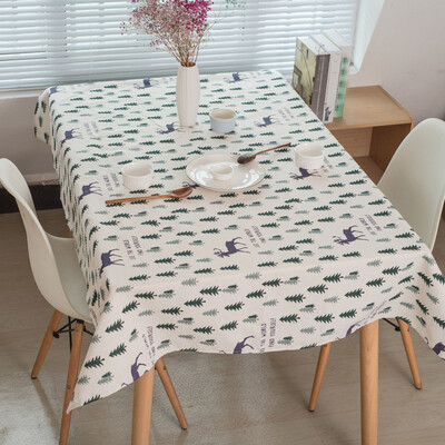 

Tailored Merry Christmas Rectangular Printed Fabric Tablecloth 140250cm GN