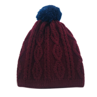 

Baby Hat Baby Hat Winter Newborn Wool Earmuffs Twist Hair Ball Warm Cap