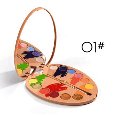 

Mashed Potato Wet Eye Shadow Palette Waterproof 12-color Eye Shadow Highlighter Palette