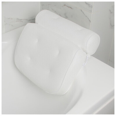 

Gobestart Bath Pillow Bathtub Spa Pillow Non-slip 6 Large Suction Cups for Perfect Head