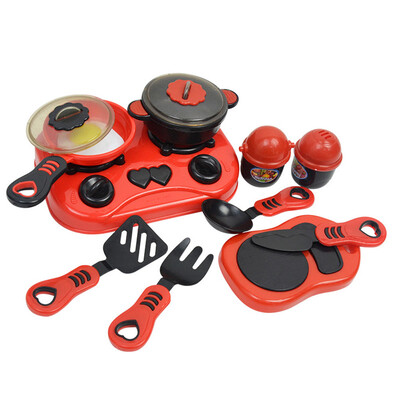 

YIWULA10PCS Childrens Kitchen House Play Puzzle Toy Birthday Presen Food Toy