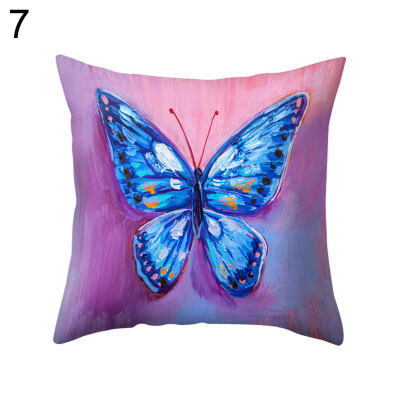 

Multicolor Butterfly Throw Pillow Protector Case Cushion Cover Bedding Articles