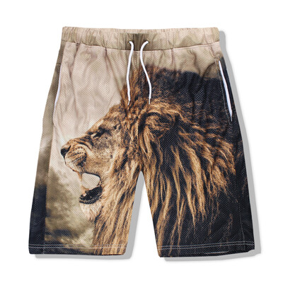 

Gobestart Mens Summer Print Leisure Fashion Outdoors Overalls Beach Shorts Pants