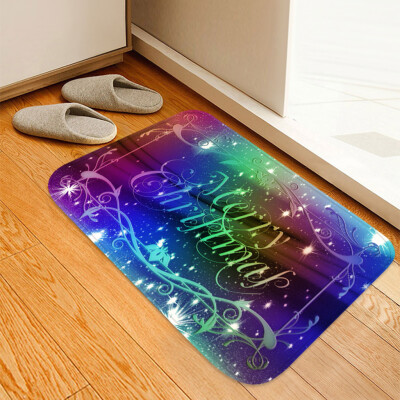 

Tailored Christmas Carpet Kitchen Doorway Bathroom Floor Carpet Floor Mat Print 40x60cm