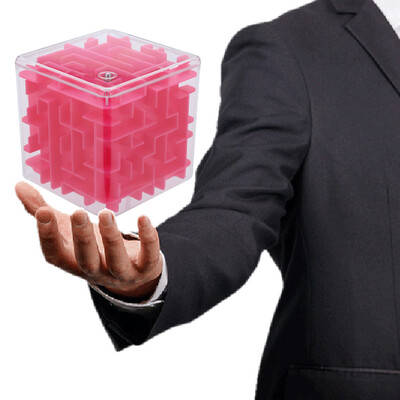 

Tailored Hand Game Case Box 3D Cube Puzzle Maze Toy Fun Brain Game Challenge Fidget Toys