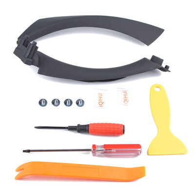 

1 Pair Replacement for E90 3-Series Sedan w Repair Tool Set Black Right Inner Door Panel Handle Pull Trim Cover