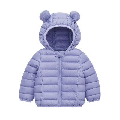 

Baby Outerwear Boys Winter Baby Boy Girl Outerwear Casual Ear Hoodie Design Zipper Sweatshirt Kids Coat Outfits Tops