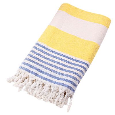 

Toponeto Turkish Cotton Bath Beach Spa Sauna Yoga Fringed Jacquard Towel