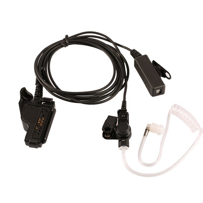 

Anti-Radiation Walkie Talkie PTT Headset Microphone Handheld Two Way Radio Replacement for HT1000 XTS3000 XTS5000 2500