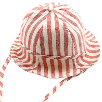 

Striped Basin Cap Fisherman Hat Baby Girl Sun Hat Cotton Children Kids Baby Summer Hat Dot Beach Bucket Girls Hats