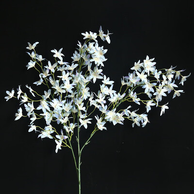 

Gobestart Artificial Flower Dancing Orchid Fake Flower Home Wedding Party Floral Decor