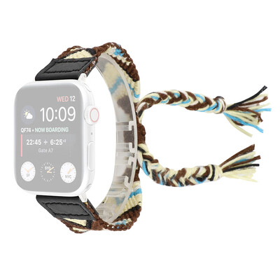 

〖Follure〗Ethnic style Canvas Weave Watch Band Wrist Strap For Apple Watch Series 4 40MM