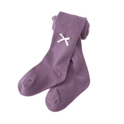 

Infant Tights Girls Leg Warmer Children Baby Fall Stockings Cotton Tights With Bowknot