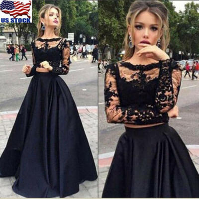 

USA Stock Women Wedding Bridesmaid Dresses Evening Party Cocktail Ball Prom Gown
